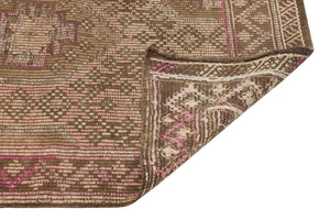 Geometric Over Dyed Kilim Rug 5'5'' x 9'5'' ft 166 x 286 cm