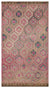 Geometric Over Dyed Kilim Rug 5'9'' x 10'2'' ft 175 x 309 cm