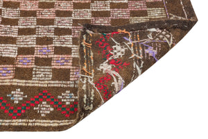 Geometric Over Dyed Kilim Rug 5'9'' x 9'1'' ft 175 x 276 cm