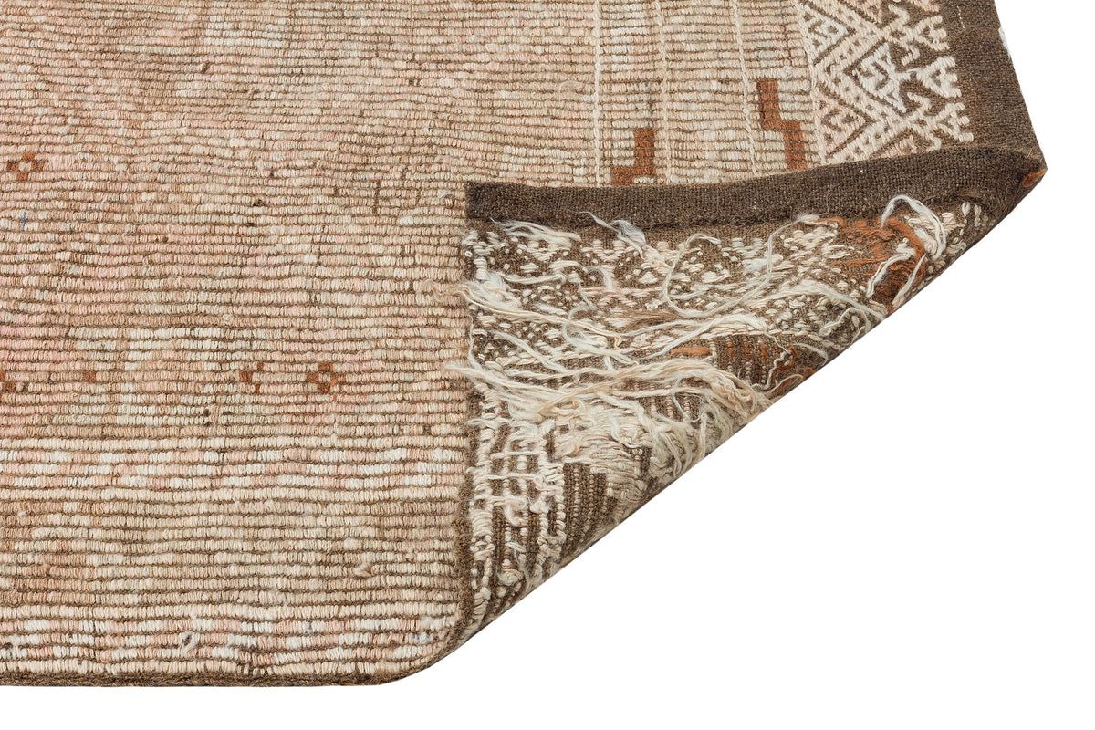 Geometric Over Dyed Kilim Rug 5&#39;7&#39;&#39; x 11&#39;3&#39;&#39; ft 170 x 344 cm