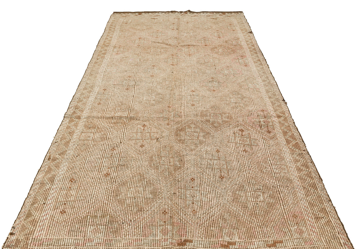 Geometric Over Dyed Kilim Rug 5&#39;7&#39;&#39; x 11&#39;3&#39;&#39; ft 170 x 344 cm