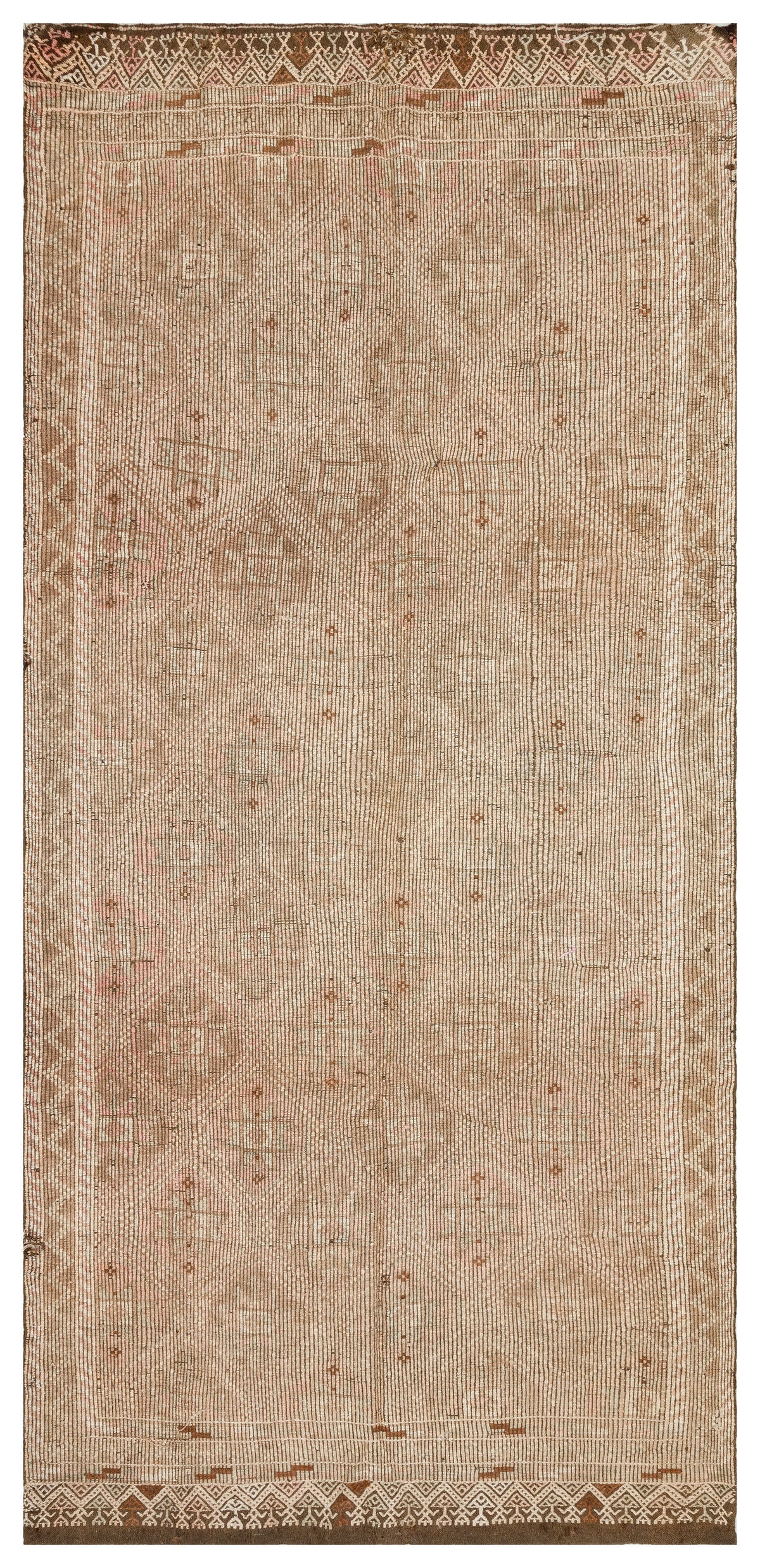 Geometric Over Dyed Kilim Rug 5&#39;7&#39;&#39; x 11&#39;3&#39;&#39; ft 170 x 344 cm