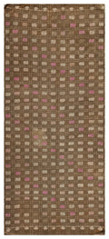 Geometric Over Dyed Kilim Rug 4'6'' x 10'0'' ft 137 x 305 cm