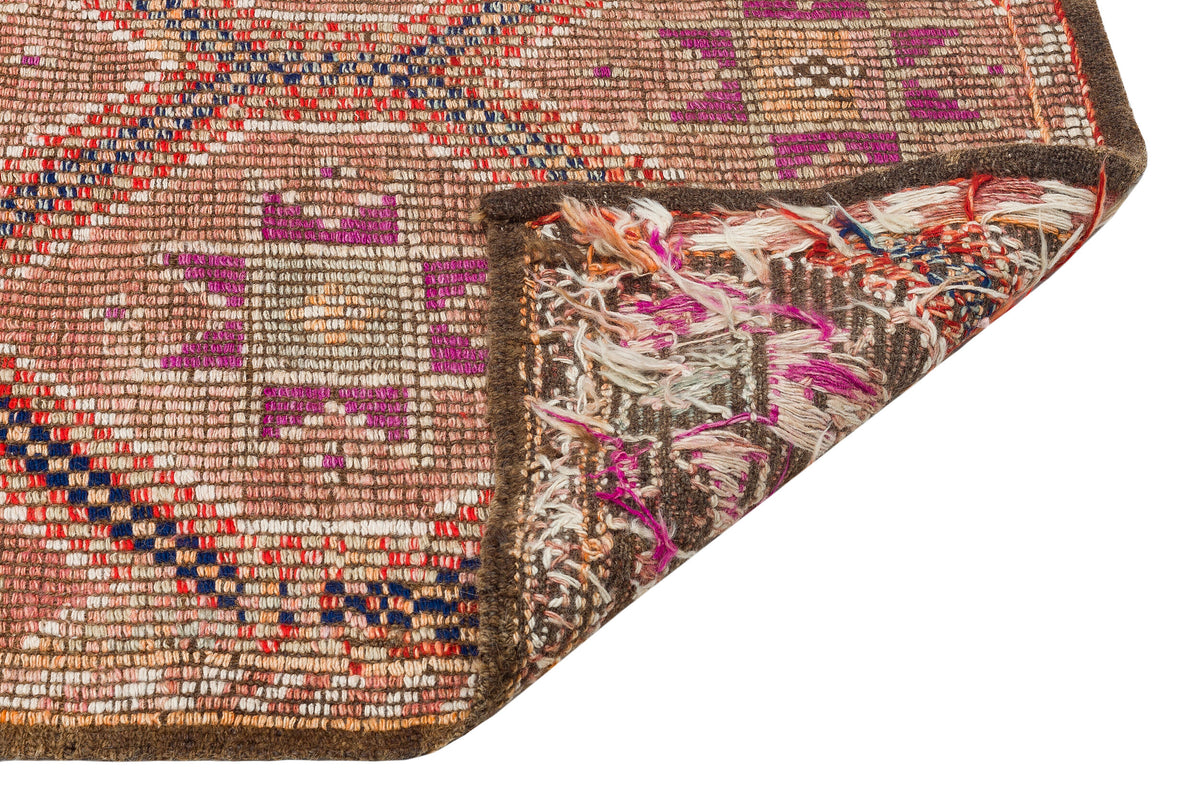 Geometric Over Dyed Kilim Rug 5&#39;10&#39;&#39; x 9&#39;7&#39;&#39; ft 177 x 292 cm