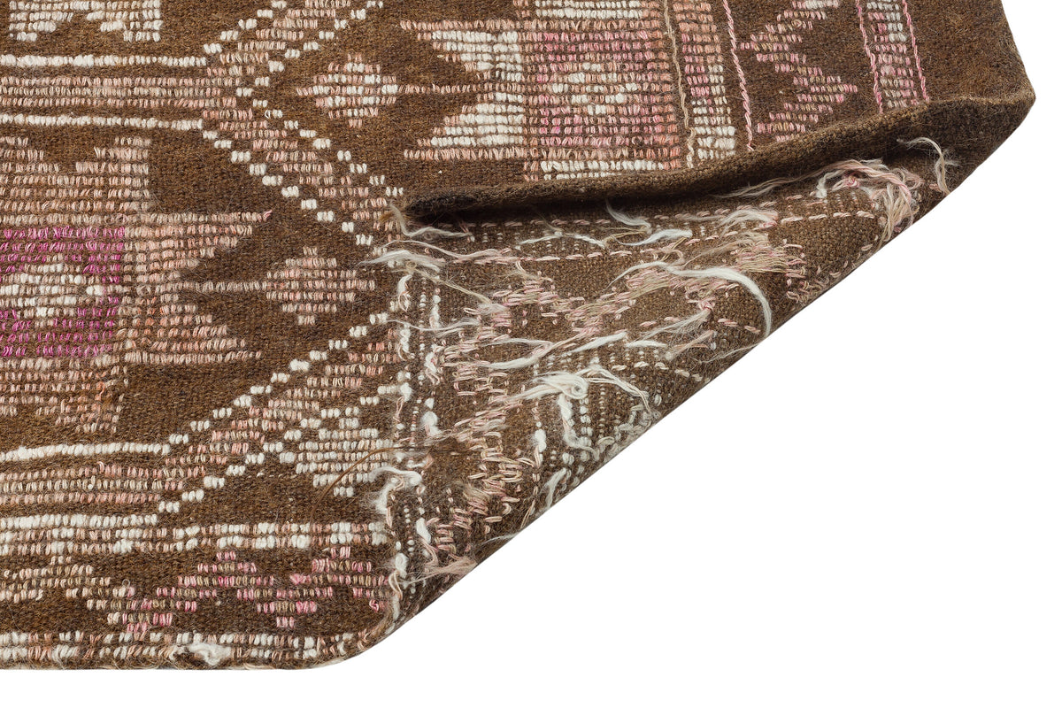 Geometric Over Dyed Kilim Rug 5&#39;3&#39;&#39; x 9&#39;4&#39;&#39; ft 159 x 284 cm