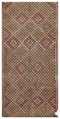 Geometric Over Dyed Kilim Rug 5'0'' x 10'7'' ft 153 x 322 cm