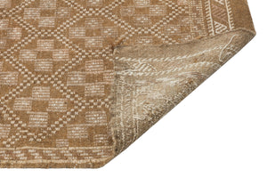 Geometric Over Dyed Kilim Rug 5'5'' x 9'1'' ft 165 x 278 cm