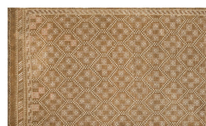 Geometric Over Dyed Kilim Rug 5'5'' x 9'1'' ft 165 x 278 cm