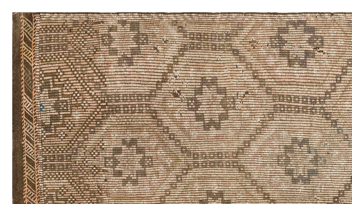 Geometric Over Dyed Kilim Rug 5&#39;7&#39;&#39; x 9&#39;7&#39;&#39; ft 170 x 291 cm