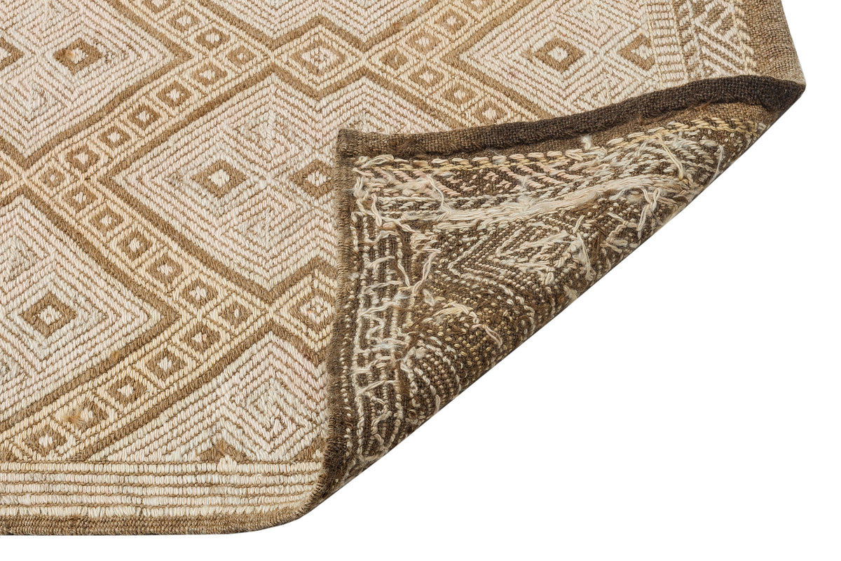 Geometric Over Dyed Kilim Rug 5&#39;7&#39;&#39; x 9&#39;9&#39;&#39; ft 170 x 297 cm