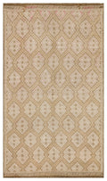 Geometric Over Dyed Kilim Rug 5'7'' x 9'9'' ft 170 x 297 cm