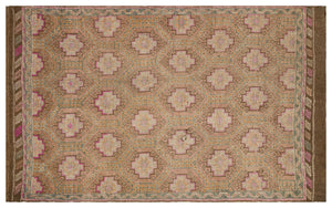 Geometric Over Dyed Kilim Rug 5'11'' x 9'8'' ft 180 x 294 cm