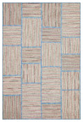 Beige Over Dyed Patchwork Unique Rug 5'2'' x 7'8'' ft 157 x 233 cm