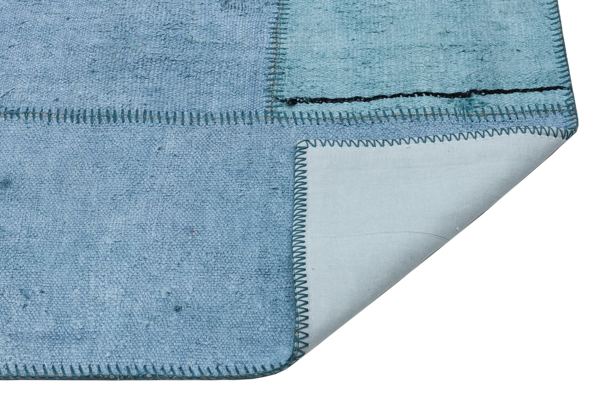 Natural Vintage Hemp Patchwork Rug  5&#39;1&#39;&#39; x 7&#39;4&#39;&#39; ft 155 x 223 cm