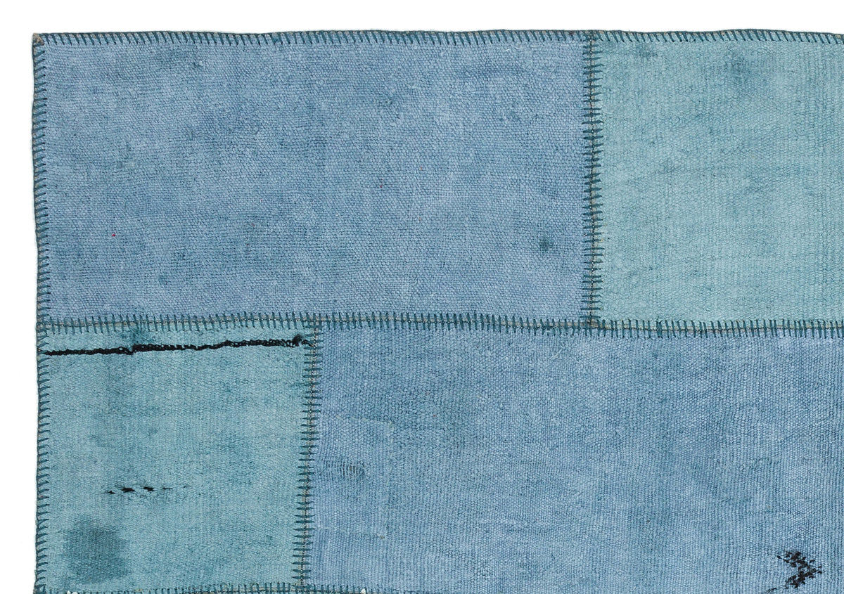 Natural Vintage Hemp Patchwork Rug  5&#39;1&#39;&#39; x 7&#39;4&#39;&#39; ft 155 x 223 cm