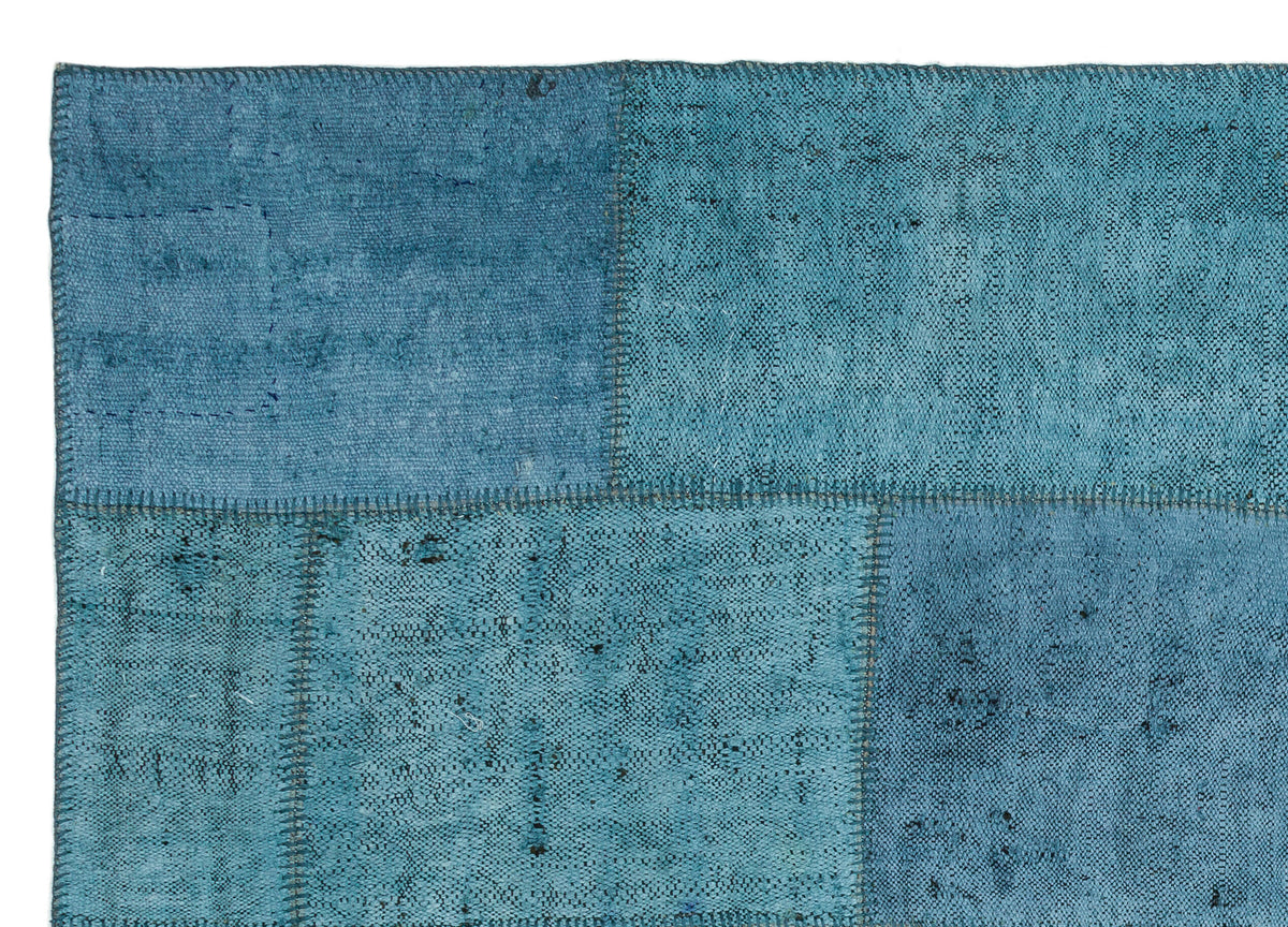 Natural Vintage Hemp Patchwork Rug 5&#39;3&#39;&#39; x 7&#39;5&#39;&#39; ft 159 x 226 cm