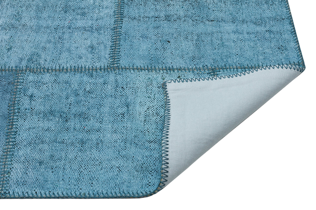 Natural Vintage Hemp Patchwork Rug 5'1'' x 6'11'' ft 156 x 211 cm