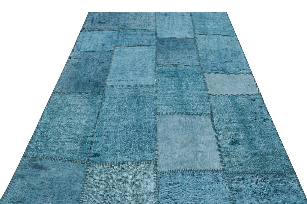 Natural Vintage Hemp Patchwork Rug  5'2'' x 7'4'' ft 157 x 224 cm
