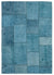 Natural Vintage Hemp Patchwork Rug  5'2'' x 7'4'' ft 157 x 224 cm