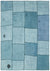 Natural Vintage Hemp Patchwork Rug  5'1'' x 7'4'' ft 154 x 223 cm