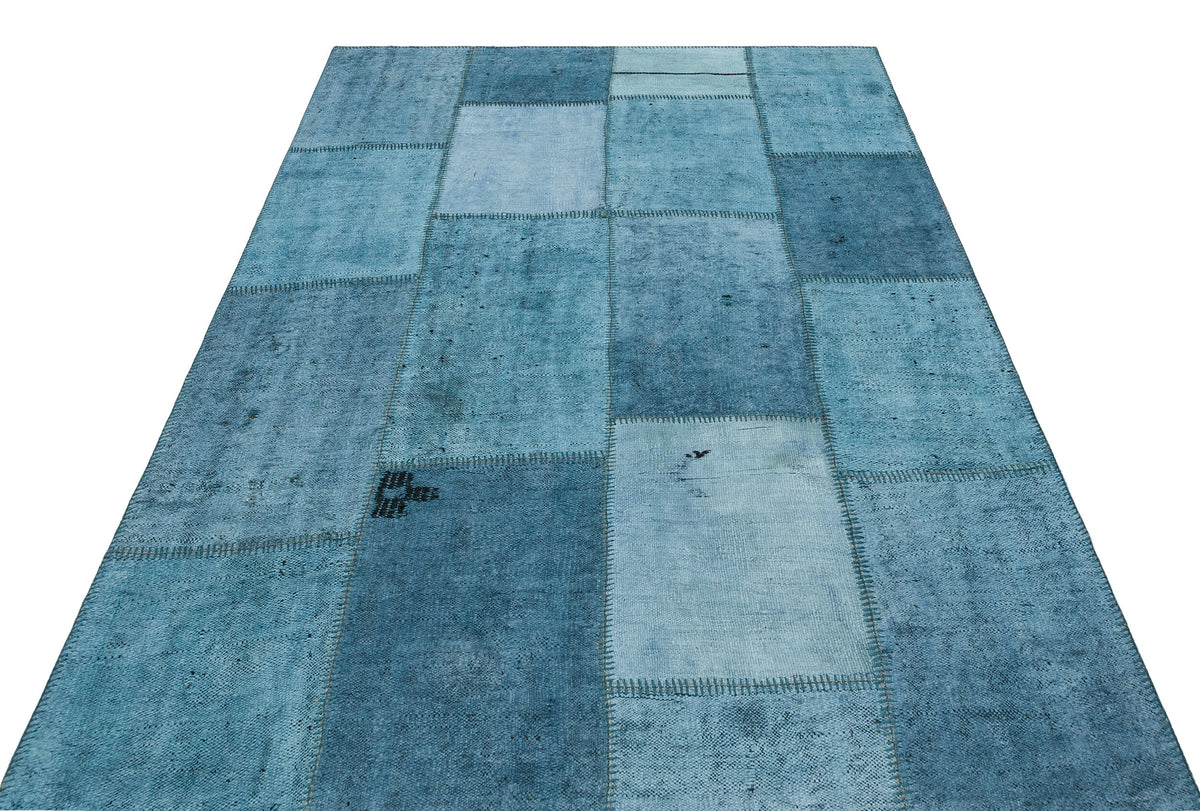 Natural Vintage Hemp Patchwork Rug  5&#39;1&#39;&#39; x 7&#39;5&#39;&#39; ft 156 x 225 cm