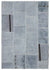 Natural Vintage Hemp Patchwork Rug 5'3'' x 7'7'' ft 161 x 230 cm