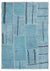 Natural Vintage Hemp Patchwork Rug 4'11'' x 7'1'' ft 151 x 216 cm
