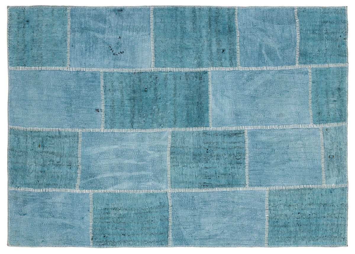 Natural Vintage Hemp Patchwork Rug  5&#39;2&#39;&#39; x 7&#39;3&#39;&#39; ft 158 x 222 cm