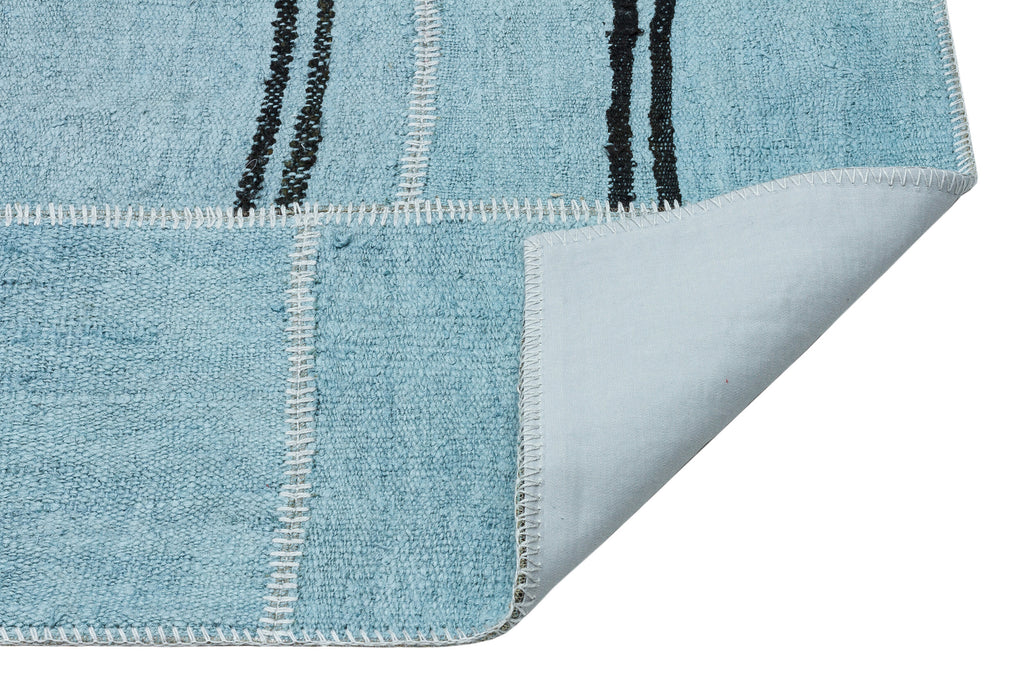 Natural Vintage Hemp Patchwork Rug 5'3'' x 6'10'' ft 160 x 208 cm