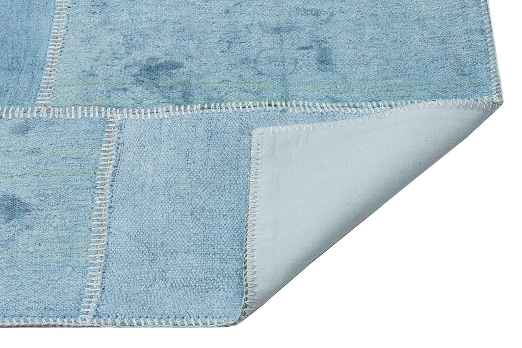 Natural Vintage Hemp Patchwork Rug 5'2'' x 7'6'' ft 158 x 228 cm