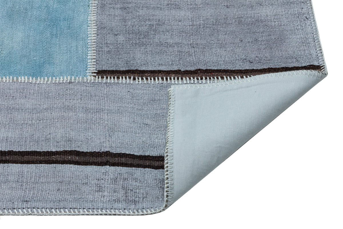 Natural Vintage Hemp Patchwork Rug  5&#39;2&#39;&#39; x 7&#39;4&#39;&#39; ft 157 x 224 cm