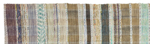 Chaput Over Dyed Kilim Rug 3'4'' x 11'9'' ft 101 x 357 cm