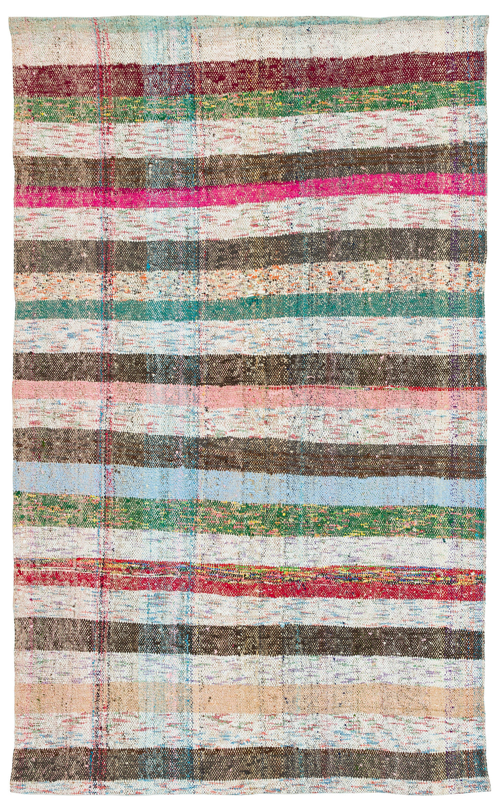 Chaput Over Dyed Kilim Rug 3'7'' x 5'8'' ft 108 x 173 cm