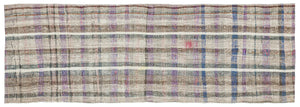 Chaput Over Dyed Kilim Rug 2'7'' x 7'10'' ft 80 x 240 cm