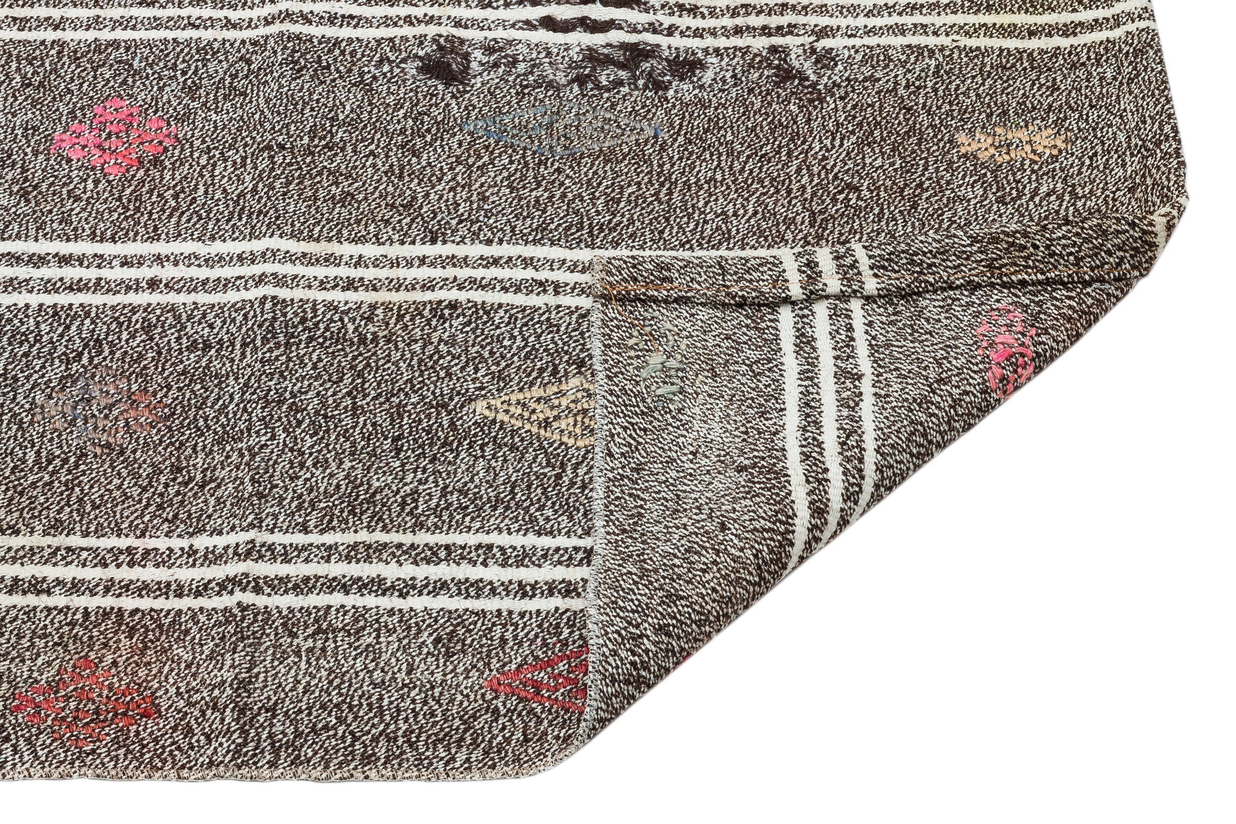Chaput Over Dyed Kilim Rug 3'1'' x 6'11'' ft 93 x 211 cm