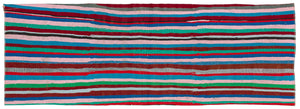 Chaput Over Dyed Kilim Rug 1'10'' x 5'1'' ft 55 x 154 cm