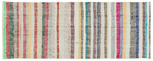 Chaput Over Dyed Kilim Rug 2'11'' x 7'5'' ft 88 x 227 cm