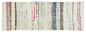 Chaput Over Dyed Kilim Rug 2'11'' x 8'1'' ft 88 x 247 cm