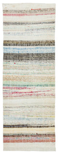 Chaput Over Dyed Kilim Rug 2'11'' x 8'1'' ft 88 x 247 cm