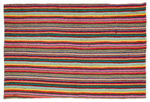 Chaput Over Dyed Kilim Rug 5'0'' x 7'9'' ft 153 x 235 cm