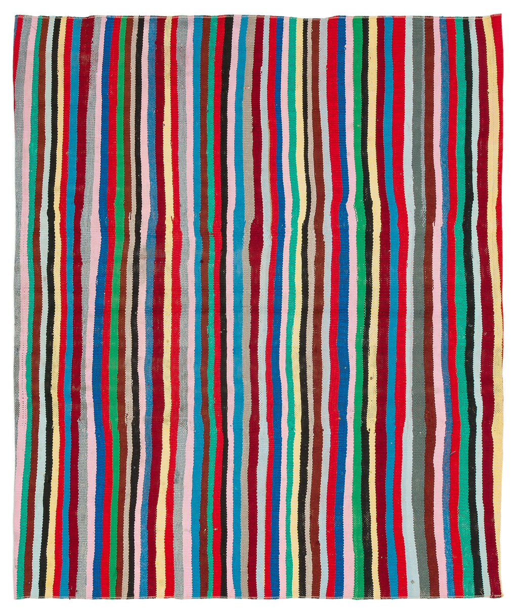 Chaput Over Dyed Kilim Rug 5'1'' x 4'3'' ft 155 x 130 cm