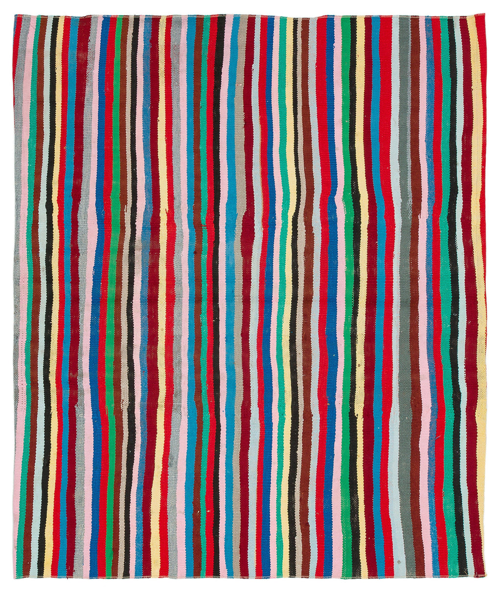Chaput Over Dyed Kilim Rug 5'1'' x 4'3'' ft 155 x 130 cm
