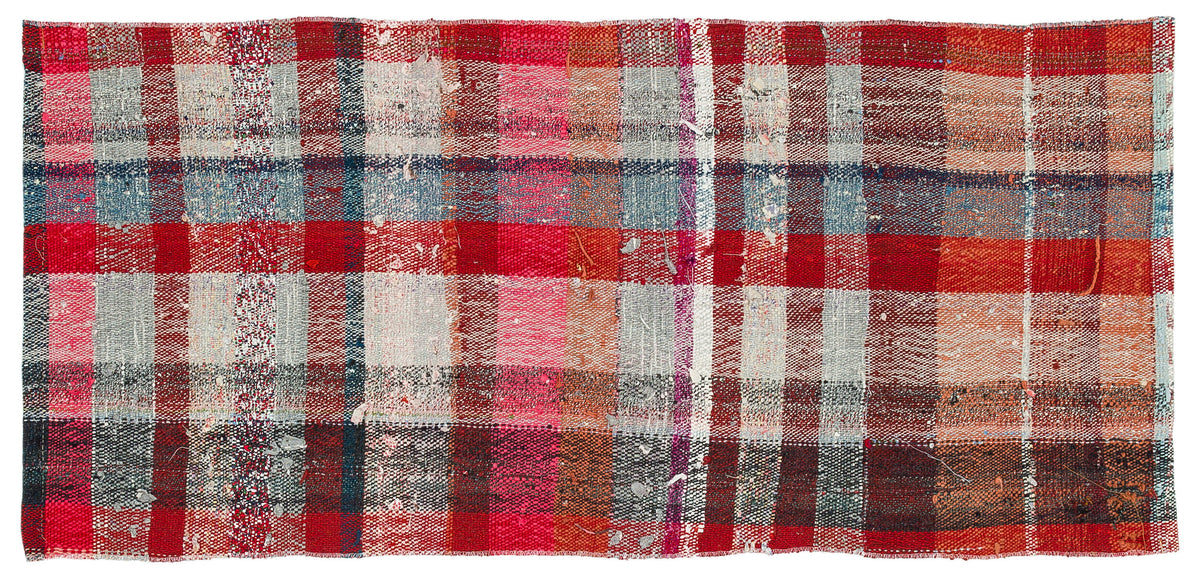 Chaput Over Dyed Kilim Rug 2&#39;4&#39;&#39; x 4&#39;11&#39;&#39; ft 70 x 150 cm