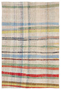 Chaput Over Dyed Kilim Rug 4'11'' x 7'6'' ft 150 x 228 cm