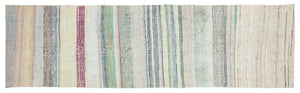Chaput Over Dyed Kilim Rug 3'2'' x 11'0'' ft 97 x 336 cm