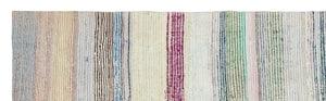 Chaput Over Dyed Kilim Rug 3'2'' x 11'0'' ft 97 x 336 cm