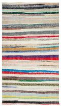 Chaput Over Dyed Kilim Rug 5'9'' x 10'2'' ft 174 x 309 cm