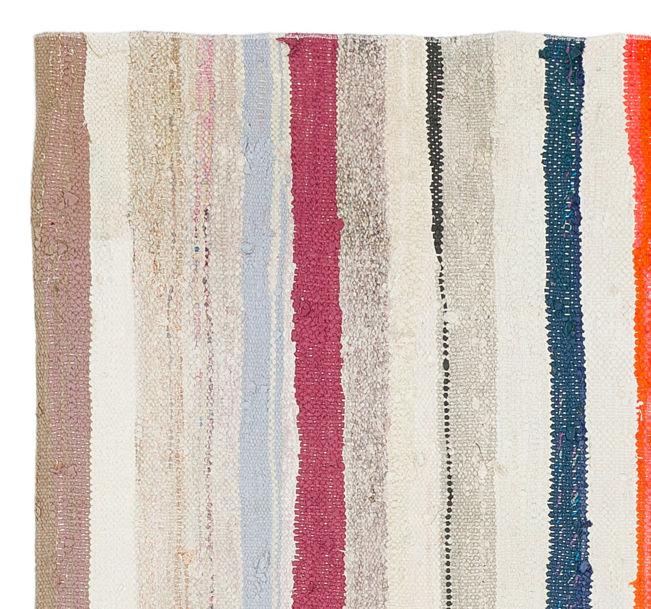 Chaput Over Dyed Kilim Rug 3'8'' x 3'10'' ft 113 x 118 cm