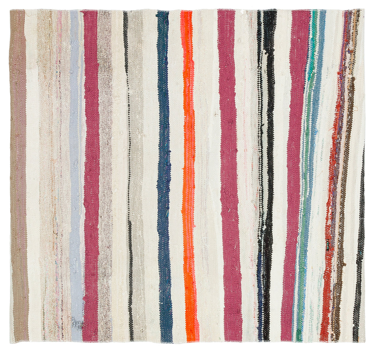 Chaput Over Dyed Kilim Rug 3&#39;8&#39;&#39; x 3&#39;10&#39;&#39; ft 113 x 118 cm