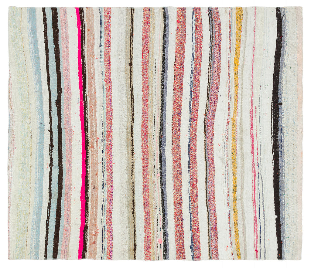 Chaput Over Dyed Kilim Rug 4'3'' x 4'11'' ft 129 x 150 cm
